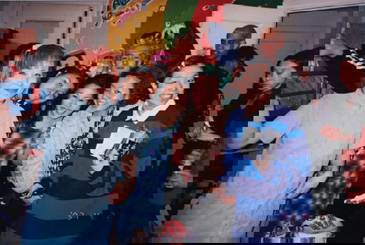 NIKKI S. LEE, The Young Japanese Project (East Vil: The Young Japanese Project (East Village) (1), 1997 Fujiflex print. 21 1/4 x 28 1/4 in. (54 x 71.8 cm). Signed, titled, dated "Nikki S. Lee, The Young Japanese Project (East Village) (1), 1997" and nu