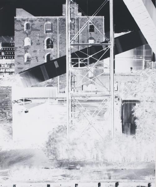 VERA LUTTER, House, Erie Basin, Red Hook, Septembe: House, Erie Basin, Red Hook, September 20,, 2003 Unique gelatin silver print. 23 1/4 x 19 3/4 in. (59.1 x 50.2 cm). PROVENANCE Gagosian Gallery, New York