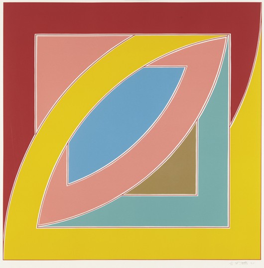 FRANK STELLA, Newfoundland series: River of Ponds II: Newfoundland series: River of Ponds II, 1971 Lithograph in colors, on Special Arjomari paper, with full margins, I. 32 x 32 in. (81.3 x 81.3 cm); S. 38 x 38 in. (96.5 x 96.5 cm) signed, dated `71' and