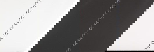 DAN FLAVIN, Untitled; and Untitled, 1986: Untitled; and Untitled, 1986 Two lithographs (one in white), on Rives BFK paper (one on black), the full sheets, both S. 21 1/2 x 30 in. (54.6 x 76.2 cm) both signed, dated `1986' and numbered `-of 25