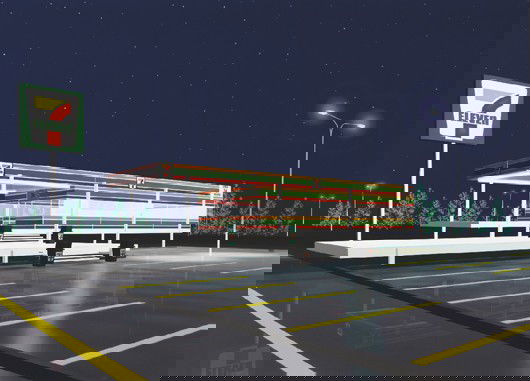 CALLUM MORTON, Local +/or General; Farnshaven, Ill: Local +/or General; Farnshaven, Illinois, 2001 Digital print in colors, on smooth wove paper, laid down to mat board (as issued), with full margins, I. 23 3/8 x 33 in. (59.4 x 83.8 cm); S. 32 1/4 x 44