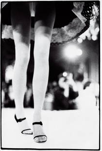 ZOE LEONARD (b. 1961) LEGS-GEOFFREY BEANE FASH: ZOELEONARD(b. 1961)LEGS-GEOFFREY BEANE FASHION SHOWsigned, titled, numbered of six and dated "Z. Leonard 1990 Legs-geoffrey beane fashion show" on the reverse gelatin silver print32 x 22⅞ in.