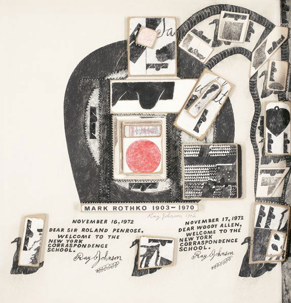 RAY JOHNSON (1927-1995) DEAR SIR ROLAND PENROS: RAYJOHNSON(1927-1995)DEAR SIR ROLAND PENROSEsigned "Ray Johnson" three times near the lower edge; estate and artist stamps o