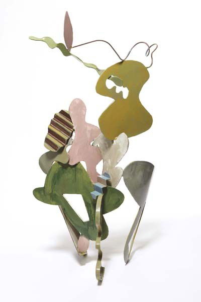 PETER REGINATO, Putti in a Landscape, 1985: Putti in a Landscape, 1985 Painted Insl-tron on steel. 58 x 32 x 22 in. (147.3 x 81.3 x 55.9 cm). PROVENANCE Patricia Hamilton Gallery, New York; Private Collection, New York EXHIBITED New York, Patri