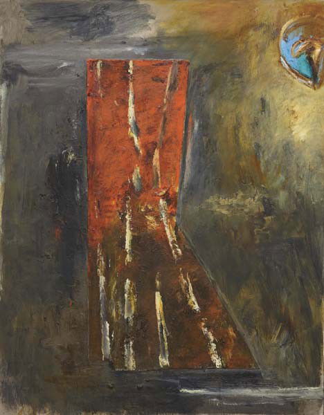 JOHN WALKER, Form at Ferrara VI, 1985: Form at Ferrara VI, 1985 Oil on canvas. 84 x 66 in. (213.4 x 167.6 cm). Signed, titled and dated "Form at Ferrara VI, John Walker, 1985" on the reverse. PROVENANCE Private Collection