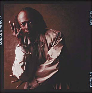 WILLIAM COUPON, Miles Davis Hand, 1986: Miles Davis Hand, 1986 Archival pigment print, printed later. 34.3 x 35.6 cm (13 1/2 x 14 in). Signed, dated, numbered 2/40 and copyright in ink on the verso. PROVENANCE Bau-Haus Collection, Switzerla