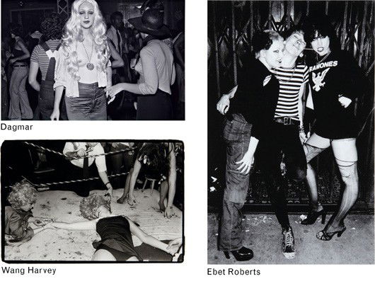 DAGMAR; EBET ROBERTS; HARVEY WANG, Pinky Flash, Cl: Pinky Flash, Club Le Jardin, Manhattan NY, 1974; Stiv Bators with the Dead Boys in front of CBGB's, 1977; Ann Magnuson, Lady Wrestling Night, Club 57, N.Y.C., 1980 i) Digital gelatin silver print, pri