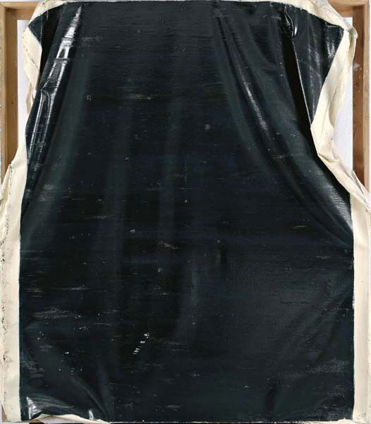 Angela De La Cruz, Knackered, 1998: Knackered, 1998 Oil on canvas. 200 x 175 cm. (86 1/2 x 69 in.) ♠ PROVENANCE Galerie Krinzinger, Vienna EXHIBITED Vienna, Galerie Krinzinger, Angela de la Cruz, Everyday Painting, 1999