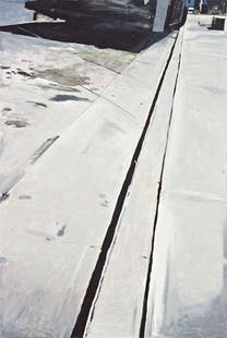 Koen van Den Broek, Angels Gate Park (Border), 200: Angels Gate Park (Border), 2004 Oil on canvas. 240 x 160 cm (94 1/2 x 63 in). Signed, titled and dated 'Keon van Den Broek Angels Gate Park (Border) 2004' on the reverse. ♠ PROVENANCE White Cube