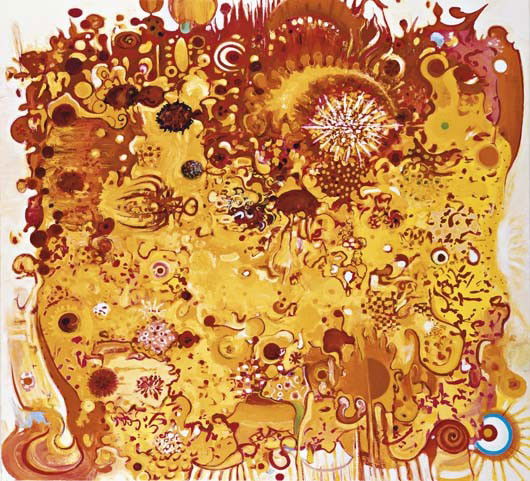 Verne Dawson, Sun, 2005: Sun, 2005 Oil on canvas 157.6 x 175.6 cm (62 x 69 1/8 in). Signed and dated 'Verne Dawson 2005' on the reverse. PROVENANCE Gavin Brown's Enterprise, New York