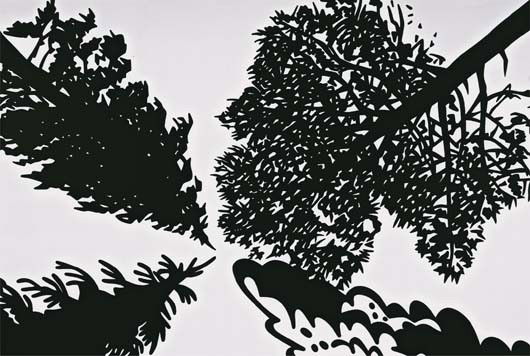 Paul Morrison, Reflexion, 2001-02: Reflexion, 2001-02 Acrylic on canvas. 203 x 305 cm (79 7/8 x 120 1/8 in). Signed, titled and dated 'REFLEXION 2001-2002 Paul Morrison' on the reverse. ♠ PROVENANCE Galerie Michael Janssen, Colog