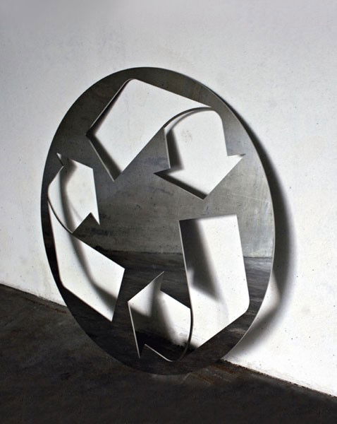 Kelley Walker, Untitled, 2006: Untitled, 2006 Mirrored steel. 58.4 cm (23 in). This work is from an edition of 8 plus 2 artist proofs and is accompanied by a certificate of authenticity. ‡ PROVENANCE Kunsthalle Zurich, Zurich