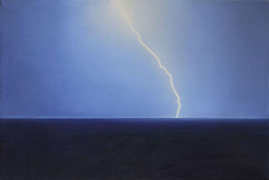 Slawomir Elsner, Lichterscheinung, 2003: Lichterscheinung, 2003 Acrylic on canvas. 85 x 130 cm (33 1/2 x 51 1/8 in). Signed, titled and dated 'Slawomir Elsner "Lichterscheinung" 2003' on the reverse. ♠ PROVENANCE Galerie Johnen + Schö