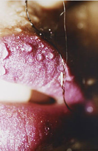 Marilyn Minter, Bubble Gum, 2004: Bubble Gum, 2004 Colour coupler print. 125.5 x 91.5 cm (49 3/8 x 36 in). Signed 'M. Minter' on a gallery label affixed to the backing. This work is from an edition of 5. PROVENANCE Baldwin Gallery, As