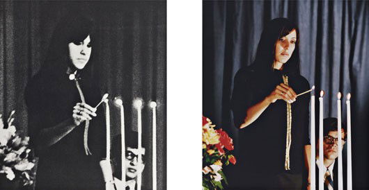 Mike Kelley, Extracurricular Activity Projective R: Extracurricular Activity Projective Reconstruction 13 (Jewess), 2004–05 Piezo print and chromogenic print. Each: 78 × 68 cm (30 3/4 × 26 3/4 in). Signed 'M. Kelley' on a gallery label affixed to t