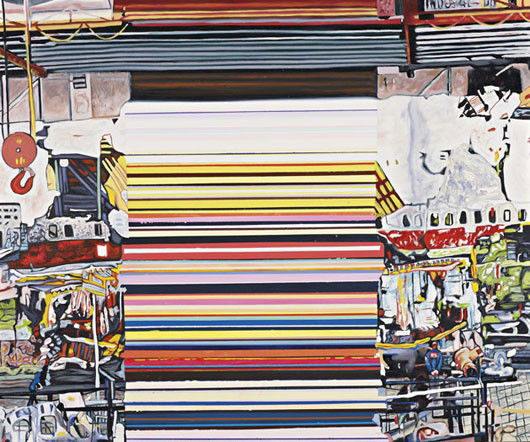 Jin Meyerson, Untitled, 2006: Untitled, 2006 Oil on wood 54 × 65 cm (21 1/4 × 25 1/2 in). Signed with artist's monogram and dated '06 on the reverse. PROVENANCE Galerie Emmanuel Perrotin, Paris