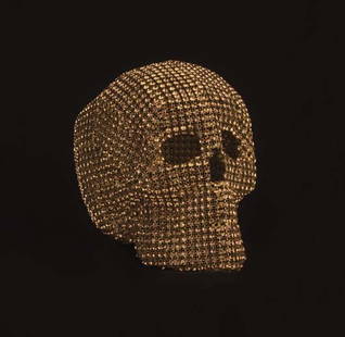 Nicola Bolla, Vanitas (Teschio), 2006: Vanitas (Teschio), 2006 Swarovski crystals and brass. 7 x 6 1/4 x 8 1/2 in. (17.8 x 15.9 x 21.6 cm). PROVENANCE Sperone Westwater Gallery, New York