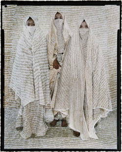 LALLA ESSAYDI Converging Territories # 7, 2003: Converging Territories # 7, 2003 Color coupler print, Diasec mounted. 36 1/2 x 29 in. (92.7 x 73.7 cm). Signed, titled, dated and numbered 7/15 in ink on an artist's label af?xed to the reverse of the