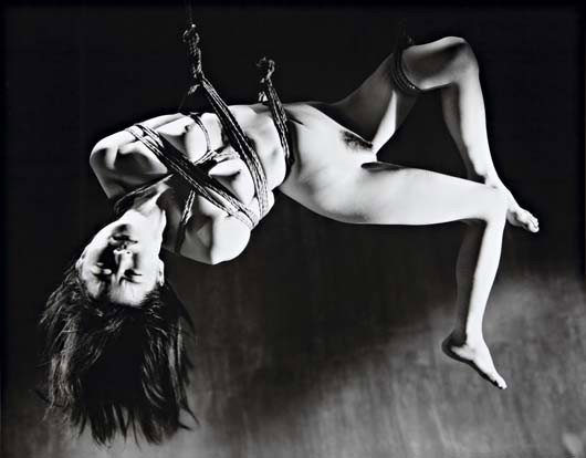 NOBUYOSHI ARAKI Untitled from Bondages, 1998: Untitled from Bondages, 1998 Gelatin silver print. 28 1/2 x 36 1/2 in. (72.4 x 92.7 cm). Signed in pencil on the verso. PROVENANCE Gallery Jablonka, Cologne LITERATURE Photology, Nobuyoshi Araki: Toky