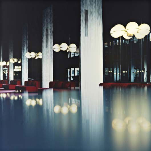 ELISA SIGHICELLI Foyer, 2003: Foyer, 2003 Partially backlit color coupler print on lightbox. 47 1/2 x 47 1/2 in. (120.7 x 120.7 cm). Signed, titled, dated and numbered 2/3 in ink on the reverse of the lightbox. PROVENANCE Cohan Le