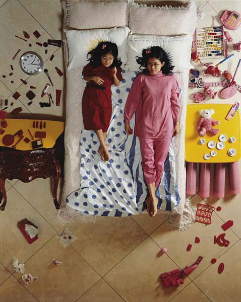 YEONDOO JUNG Afternoon Nap from Wonderland, 2004: Afternoon Nap from Wonderland, 2004 Color coupler print. 49 x 39 in. (124.5 x 99.1 cm). Signed in ink, printed title, date and number AP 1/2 on a label accompanying the work. One from an edition of 5