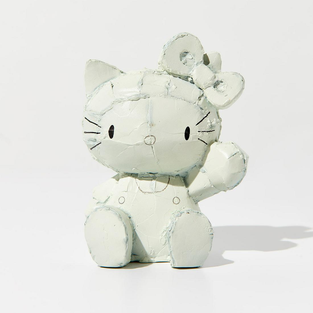 Tom Sachs: Hello Kitty 2001 Painted Bronze. 7 1/2 x 5 x 5 1/2 in. (19.1 x 12.7 x 14 cm) Incised with signature, date and numbered 3/25 on the underside, and with the artist's copyright stamp on the reverse of th