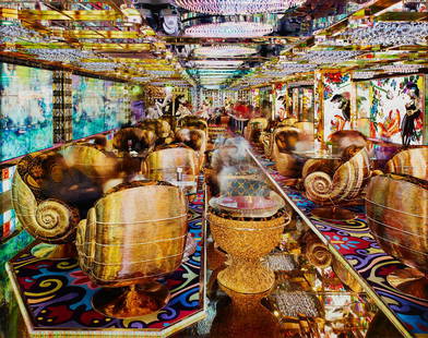 Matthew Pillsbury: Robot Bar, Tokyo (TV14627) 2014 Archival pigment print in colors, on wove paper, the full sheet. S. 30 x 40 in. (76.2 x 101.6 cm) Signed, titled, dated and numbered 1/6 in black marker on a label affi