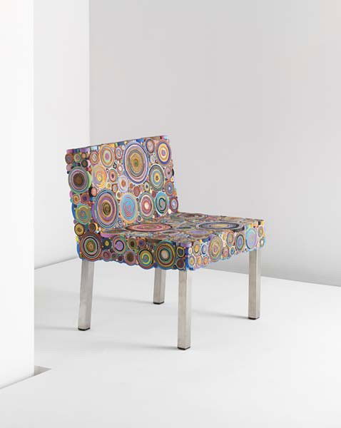 FERNANDO and HUMBERTO CAMPANA, 'Sonia Diniz' chair,: 'Sonia Diniz' chair, c. 2003 Carpet, rubber, EVA, fabric, stainless steel. 78.7 cm (31 in) high Produced by Estudio Campana, Brazil. Number five from the edition of 12 plus four artist's proofs and tw