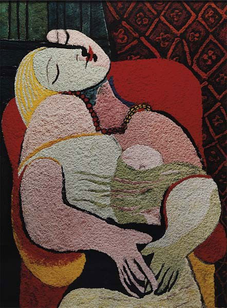 VIK MUNIZ, The Dream, after Picasso from the series: The Dream, after Picasso from the series Pictures of Pigment, 2007 Digital colour coupler print. 243 × 180 cm (95 5/8 × 78 7/8 in). Signed and dated 'Vik'Muniz 2007' on a gallery label affixed to th