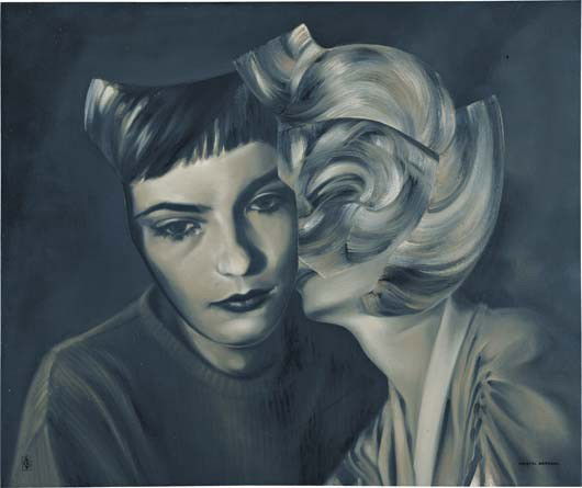CRIS BRODAHL, The Jean Genie, 2005: The Jean Genie, 2005 Oil on linen. 48 x 57 7/8 in. (121.9 x 147 cm.) PROVENANCE Marc Foxx Gallery, Los Angeles