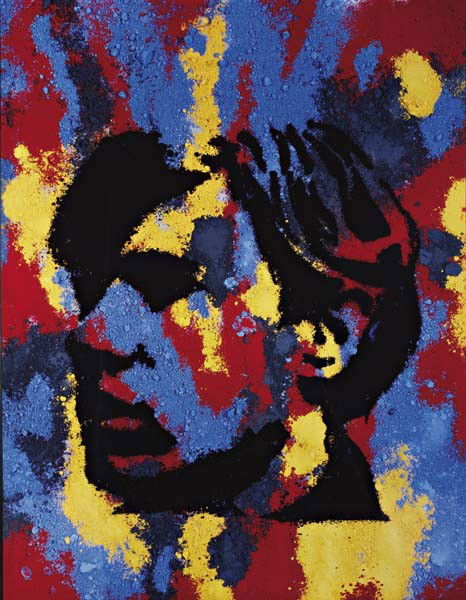 VIK MUNIZ, Warhol Selfportrait (Pictures of Pigmen: Warhol Selfportrait (Pictures of Pigment), 1999 Cibachrome. 40 x 30 in. (101.6 x 76.2 cm.) Signed, dated "Vik Muniz 1999" and numbered of three on a label adhered to the reverse of the mount. This wor