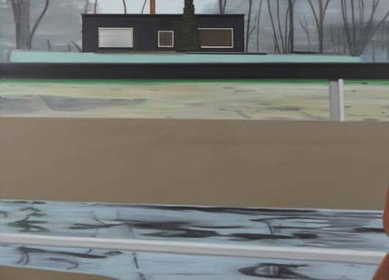 EBERHARD HAVEKOST, Furnier 4 (Veneer 4), 1999: Furnier 4 (Veneer 4), 1999 Oil on canvas. 51 x 71 1/2 in. (129.5 x 181.6 cm). Signed, titled and dated "Furnier 4, Havekost, 99" on the reverse. PROVENANCE Anton Kern Gallery, New York