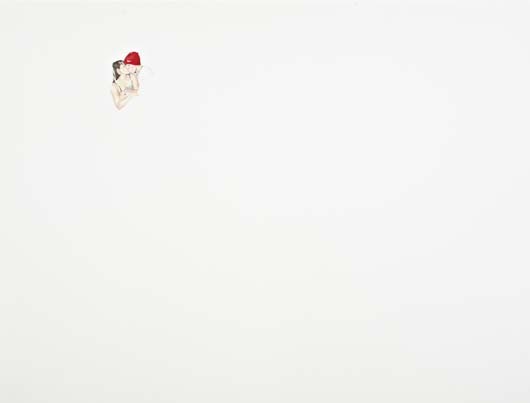 ANDREA BOWERS, Study for Crowd Drawings (Club Kids: Study for Crowd Drawings (Club Kids Kissing), 1998 Colored pencil on paper. 22 3/8 x 30 in. (56.8 x 76.2 cm.) Signed, titled and dated "Andrea Bowers, 'Study for Crowd Drawing (Club Kids Kissing)' 199