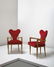 27: JEAN ROYÈRE, Pair of "Coeur" armchairs, ca. 1950