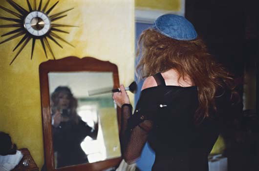 NAN GOLDIN, Misty at home, NYC, 1991: Misty at home, NYC, 1991 Dye destruction print. 65.7 x 99.1 cm (25 7/8 x 39 in). Signed, titled, dated and numbered 14/15 in ink on the reverse of the frame. PROVENANCE Galerie 1900–2000, Paris LITE