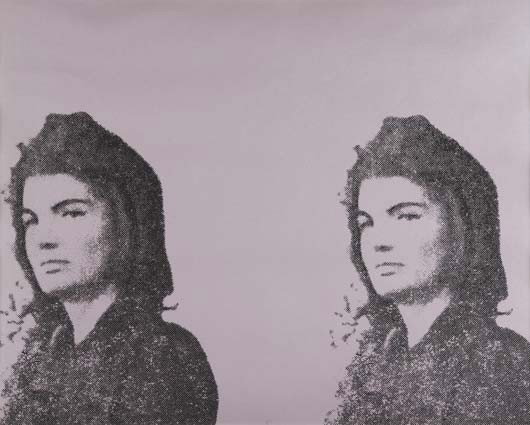 ANDY WARHOL Jacqueline Kennedy II (Jackie II), fro: Jacqueline Kennedy II (Jackie II), from 11 Pop Artists Volume II, 1966 Screenprint in colors, on wove paper, the full sheet, S. 24 x 30 in. (61 x 76.2 cm) with the artist's stamped signature and numbe