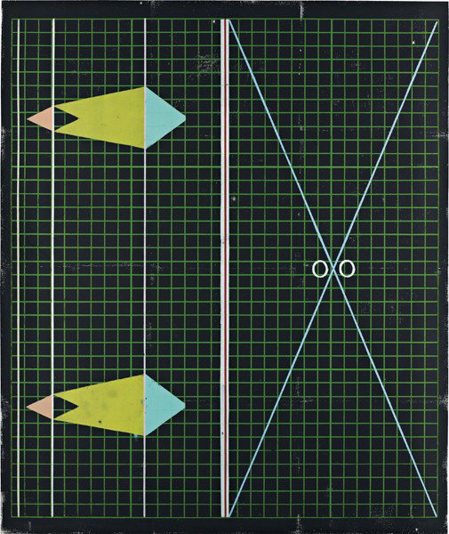 GERT & UWE TOBIAS, Untitled (GUT 1052), from the s: Untitled (GUT 1052), from the series Die Mappe, 2009 Coloured woodcut on paper. 206 × 174 cm (81 1/8 × 68 1/2 in). Numbered of 2 on the reverse. This work is from an edition of 2. ♠ PROVENANCE