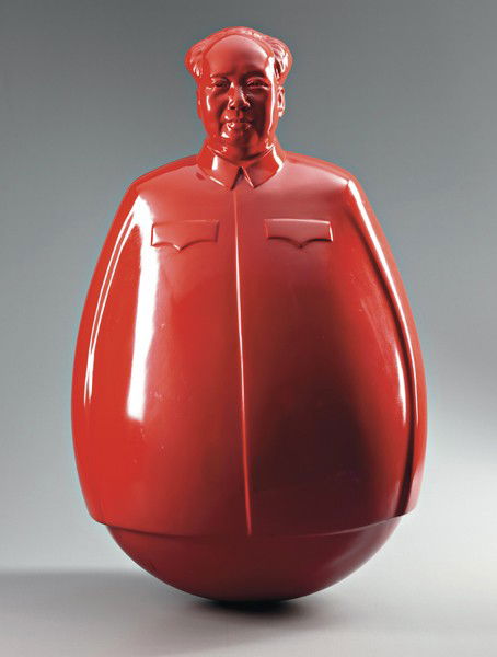 ZHENG LU, Mao Never Down, 2007: Mao Never Down, 2007 Resin. 75 × 45 × 40 cm (29 1/2 × 17 3/4 × 16 in). Signed in Chinese, dated "Zheng Lu 2007' and numbered of 8 on the reverse. This work is from an edition of 8. PROVENANCE F2 G