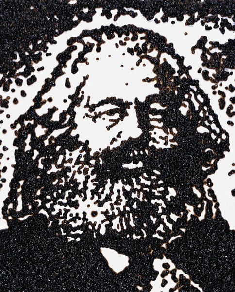 VIK MUNIZ, Karl Marx from the series Pictures of C: Karl Marx from the series Pictures of Caviar, 2004 Colour coupler print flush-mounted to aluminium. 95.5 × 76 cm (37 5/8 × 29 7/8 in). This work is from an edition of 10 and accompanied by a certifi