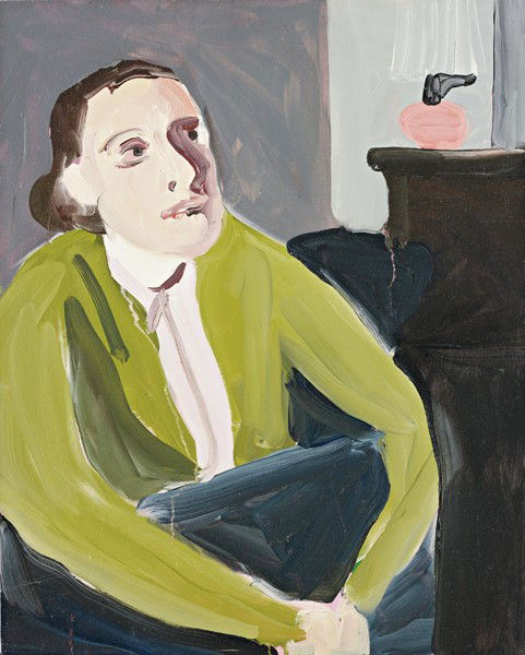 CHANTAL JOFFE, Untitled, 2006: Untitled, 2006 Oil on board. 50.8 x 40.6 cm (20 x 15 7/8 in). Signed and dated 'Chantal Joffe 2006' on the reverse. ♠ PROVENANCE Victoria Miro, London; Private Collection, Boston%