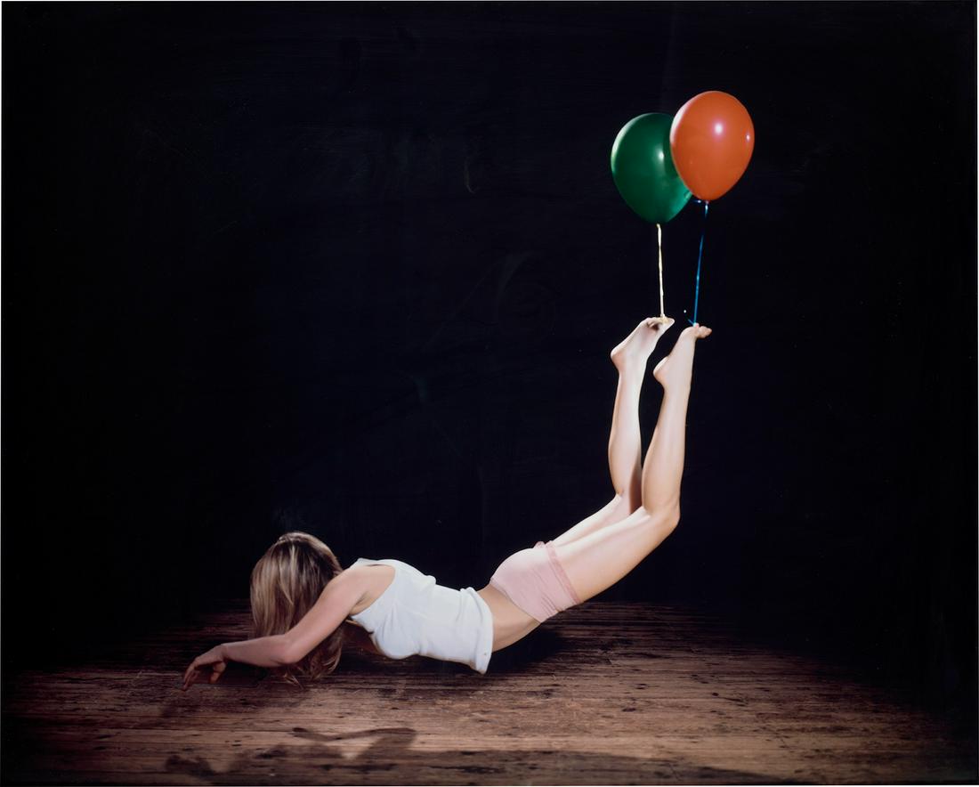 Sam Taylor-Johnson - Escape Artist (Green and Red): Sam Taylor-Johnson Escape Artist (Green and Red)2010 Light jet digital c-type print in colours, on Fuji Crystal archive paper mounted to foamboard support, the full sheet. S. 65.7 x 82 cm (25 7/8 x 32