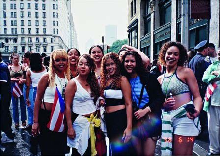 NIKKI S. LEE, The Hispanic Project (1), 1998: The Hispanic Project (1), 1998 Fujiflex print. 30 x 40 in. (76.2 x 101.6 cm) Signed "Nikki S. Lee" on a label affixed to the reverse of the backing board. This work is from an edition of three. PROVEN