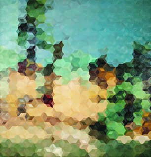 ALEX BROWN, Trouble in Tiny Town, 2000: Trouble in Tiny Town, 2000 Oil on canvas. 70 x 68 in. (177.8 x 172.7 cm) Signed, titled and dated "Alex Brown, Trouble in Tiny Town, 2000" on the overlap. PROVENANCE Feature Inc., New York THIS LOT IS