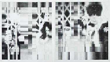 D-L ALVAREZ, Follow Through, 2005: Follow Through, 2005 Diptych, graphite on paper. 27 3/4 x 25 1/4 in. (70.5 x 64.1 cm) Signed, titled and dated "D-L Alvarez, 2005, Follow Through" on the reverse. PROVENANCE Derek Eller Gallery, New Y