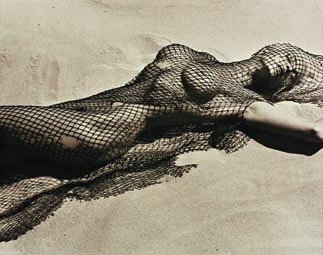 HERB RITTS, Brigitte Nielson, Malibu, 1987: Brigitte Nielson, Malibu, 1987 Gelatin silver print. 15 x 19 in. (38.1 x 48.3 cm). Copyright credit blindstamp in the margin; signed, titled, dated and numbered 24/25 in pencil on the verso. PROVENANC