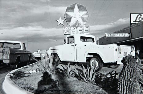 LEE FRIEDLANDER, Texas, 1965: Texas, 1965 Gelatin silver print. 7 1/4 x 10 3/4 in. (18.4 x 27.3 cm). Signed, titled, dated, numbered in pencil and copyright credit reproduction limitation stamp on the verso. PROVENANCE Fraenkel Ga