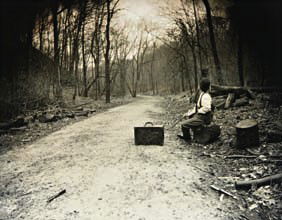 VIK MUNIZ, Hobo (Clayton Days), 2000: Hobo (Clayton Days), 2000 Gelatin silver print. 10 1/2 x 13 3/8 in. (26.7 x 34 cm) Signed, dated and numbered 10/10 in pencil on the verso. In 2000, The Frick Art & Historical Center, Pittsburgh, invi