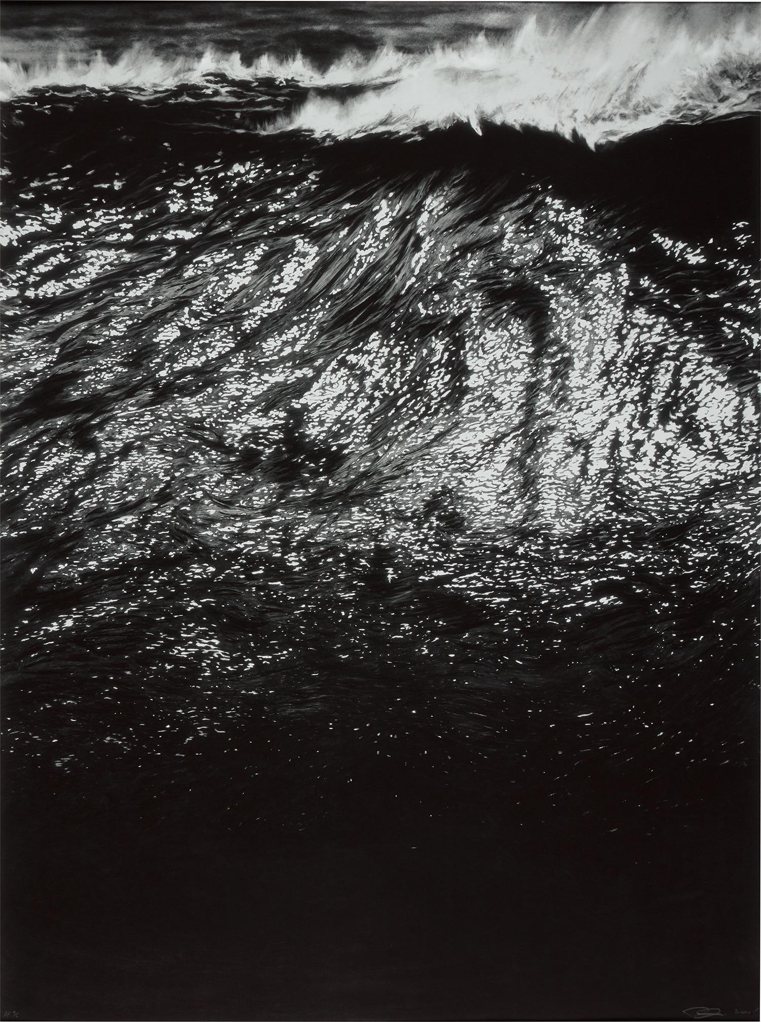 Robert Longo: Robert Longo The Ledge, from Monsters 2005 Archival pigment print, on wove paper, with full margins. I. 53 x 39 3/4 in. (134.6 x 101 cm) S. 57 1/2 x 44 in. (146.1 x 111.8 cm) Signed, dated and numbere