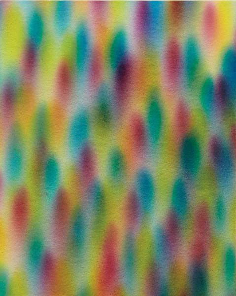 TAUBA AUERBACH, CMY 5, 2008: CMY 5, 2008 Acrylic on paper on wood panel. 50.8 x 40.6 cm (20 x 16 in). Signed, titled and dated 'CMY5, 2008, Tauba Auerbach' on the reverse. This work is accompanied by a certificate of authenticity