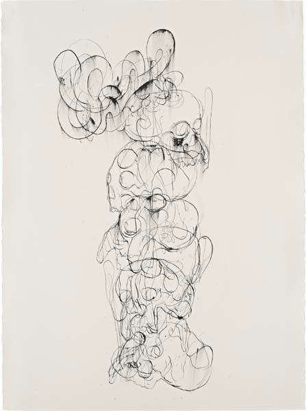 CAMERON JAMIE, Untitled, 2006: Untitled, 2006 Ink on paper. 77 x 57 cm (30 3/8 x 22 1/2 in). Signed and dated on the reverse. ‡ PROVENANCE Galerie Nathalie Obadia, Paris.